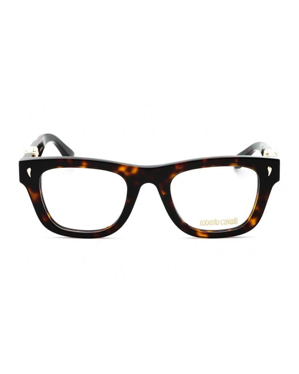 Roberto Cavalli Brown Roberto Cavalli Vrc052 Tortoiseshell Acetate Eyeglasses
