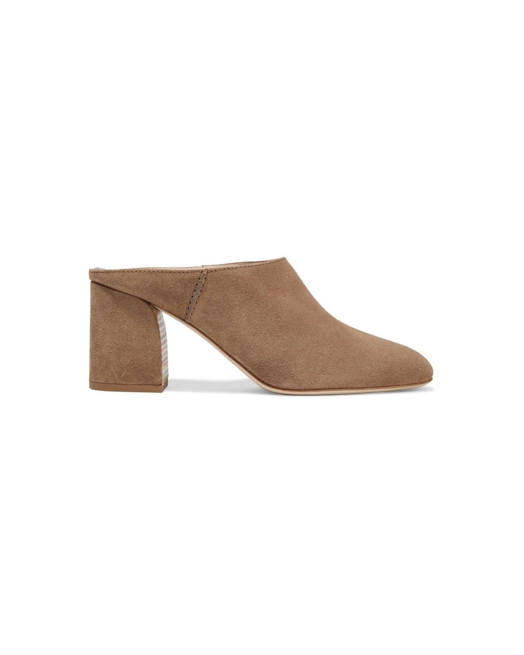 Tod's Brown Tods 80Mm Suede Mules Xxw81A0X500Re0S812