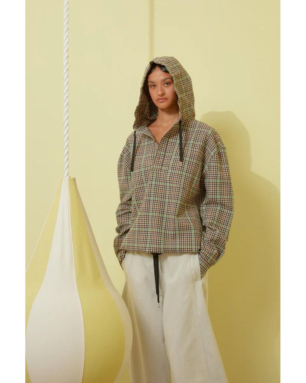 Henrik Vibskov Gray Booked Hoodie Shirt