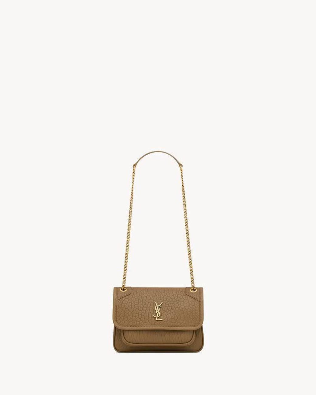 Saint Laurent Natural Saint Laurent Sac Sl H26 Shoulder Bag