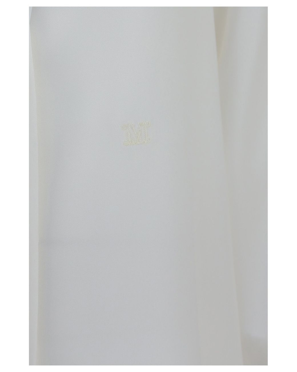 Max Mara Gray Shirt Geranio Crepe De Chine Silk