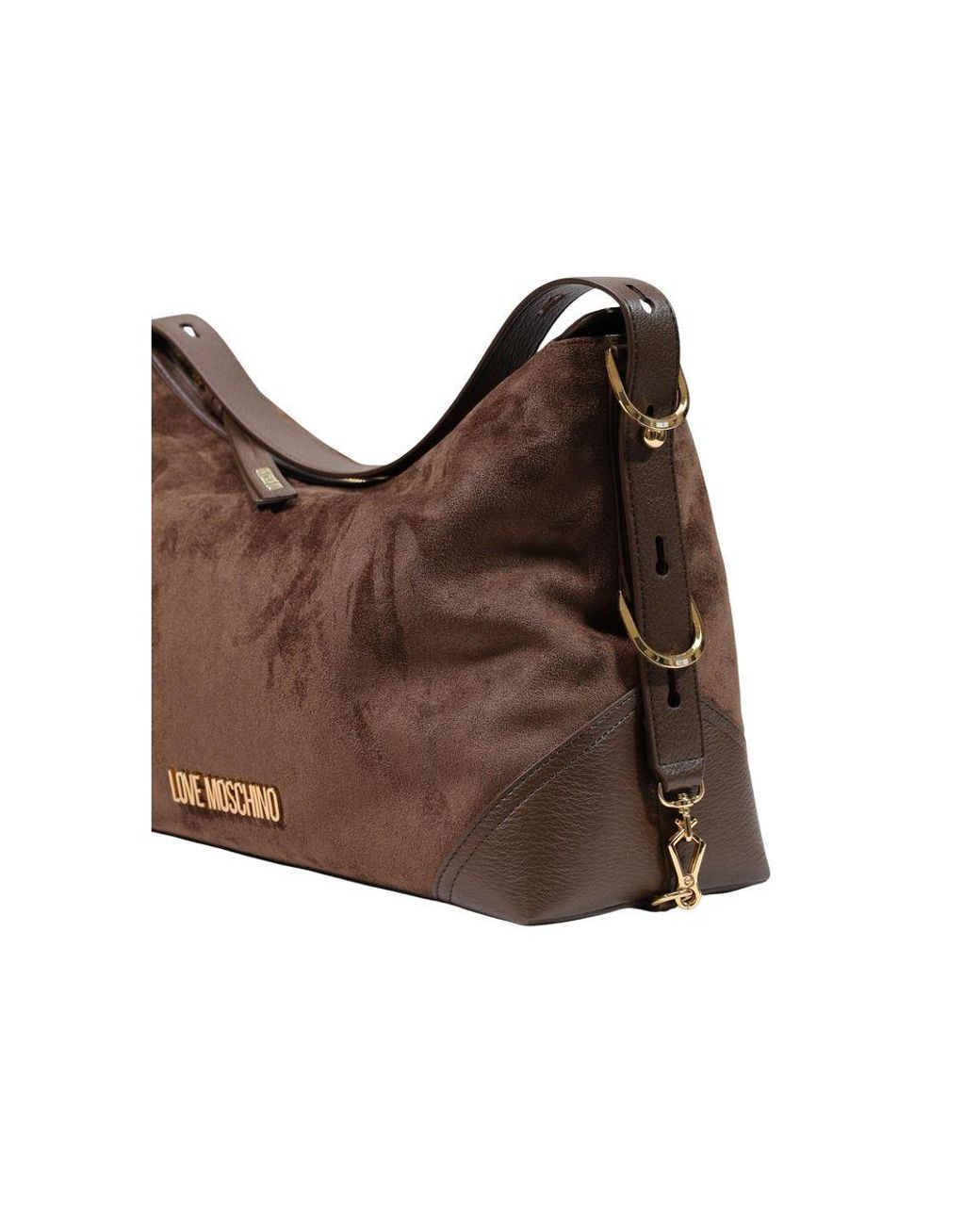 Love Moschino Brown Polyester Handbag Bag