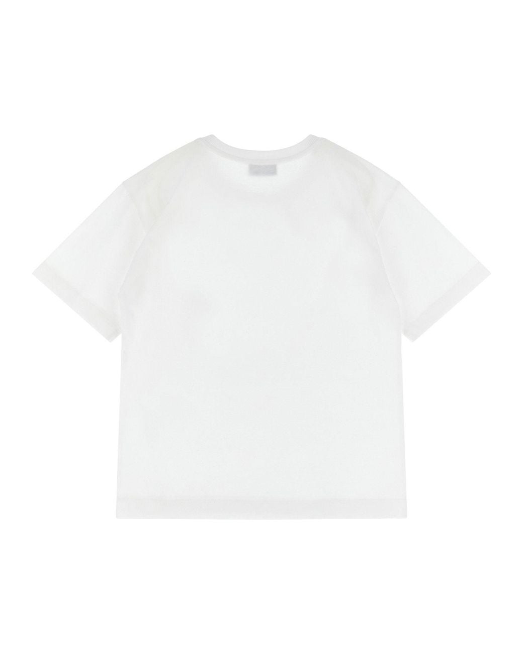 Moschino White Teddy Bear-Print Cotton Jersey T-Shirt