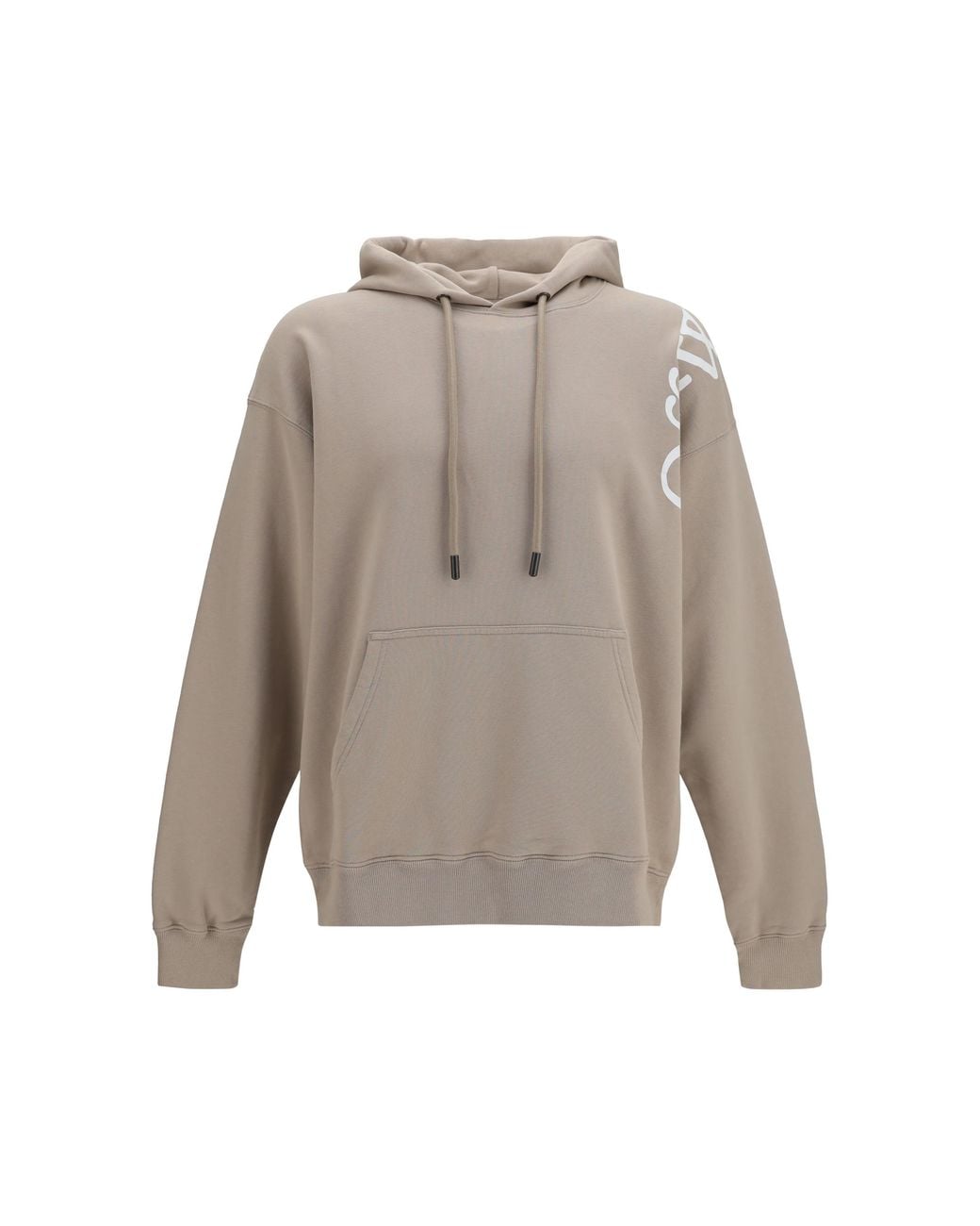 Off-White c/o Virgil Abloh Gray Off- Vertical Bookish Skate Hoodie for men