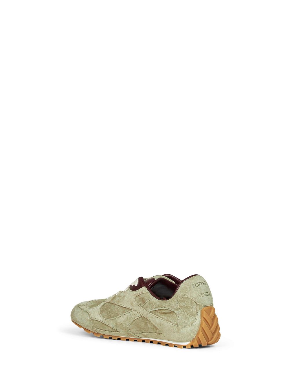 Bottega Veneta Green Low-Top Sneakers Orbit Flash Suede