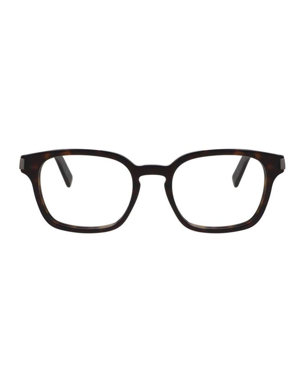 Dior Black Eyeglasses Square Full Rim, Havana Frame And Clear Demo Lens Cdiconos4I2000 Sunglasses for men