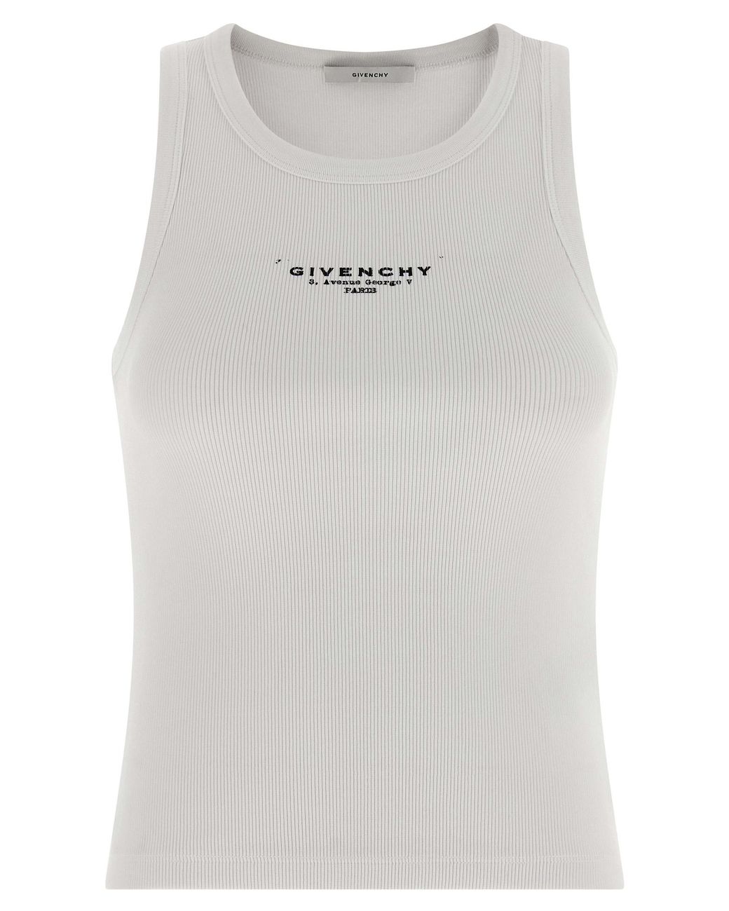 Givenchy Gray Logo Top