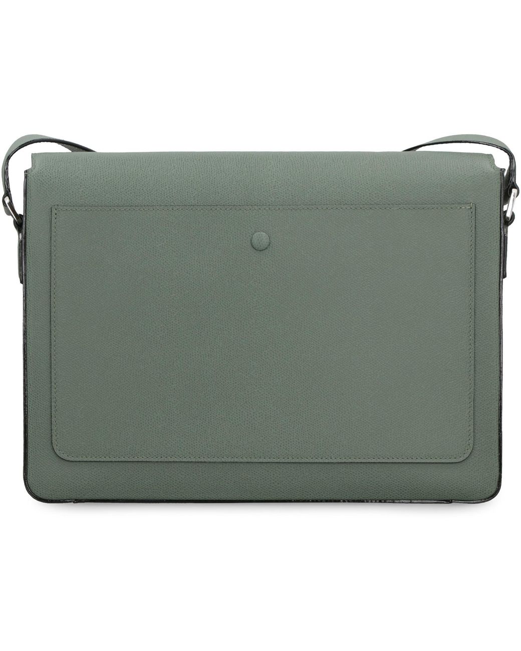 Valextra Green Leather Messenger Bag Calf for men