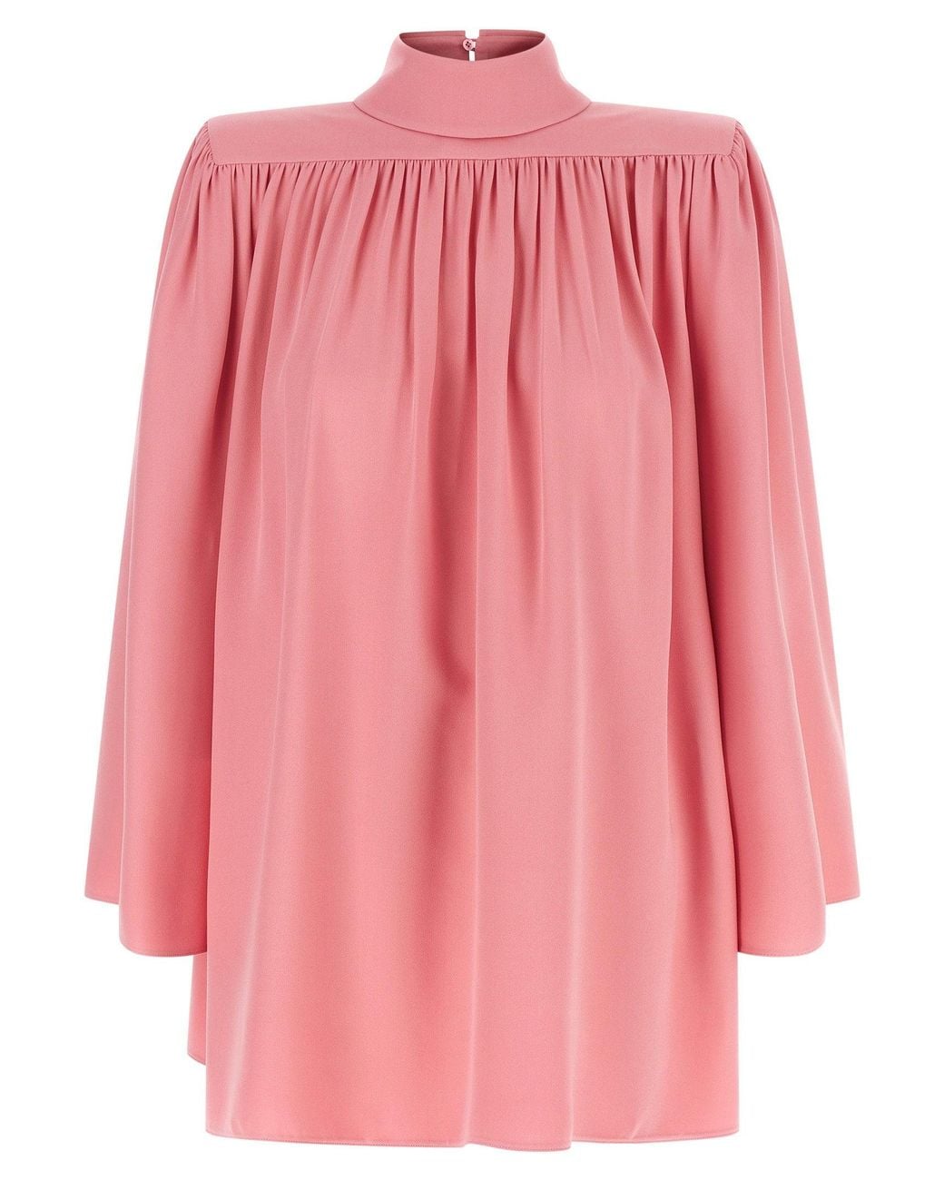 Valentino Garavani Cady Couture Blouse in Pink | Lyst