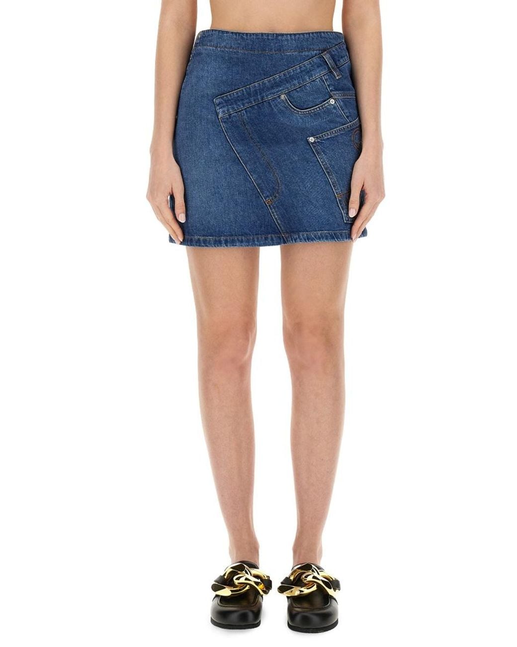 J.W. Anderson Blue Jw Anderson Denim Miniskirt
