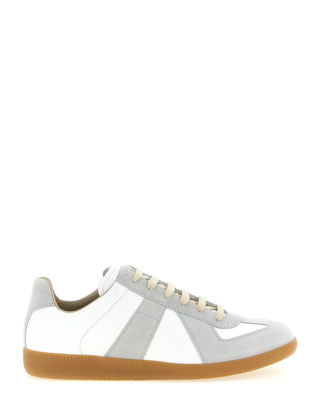 Maison Margiela White Calfskin Sneakers for men