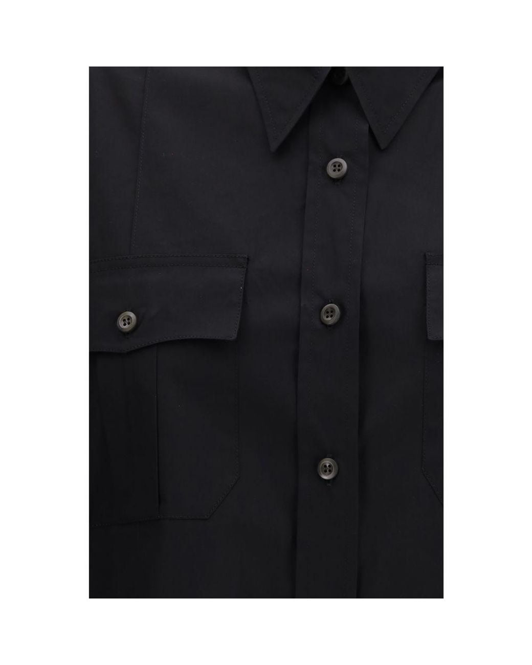 Prada Black Cotton Shortsleeve Shirt