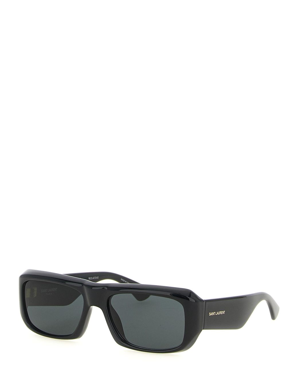 Saint Laurent Gray Acetate Sunglasses for men
