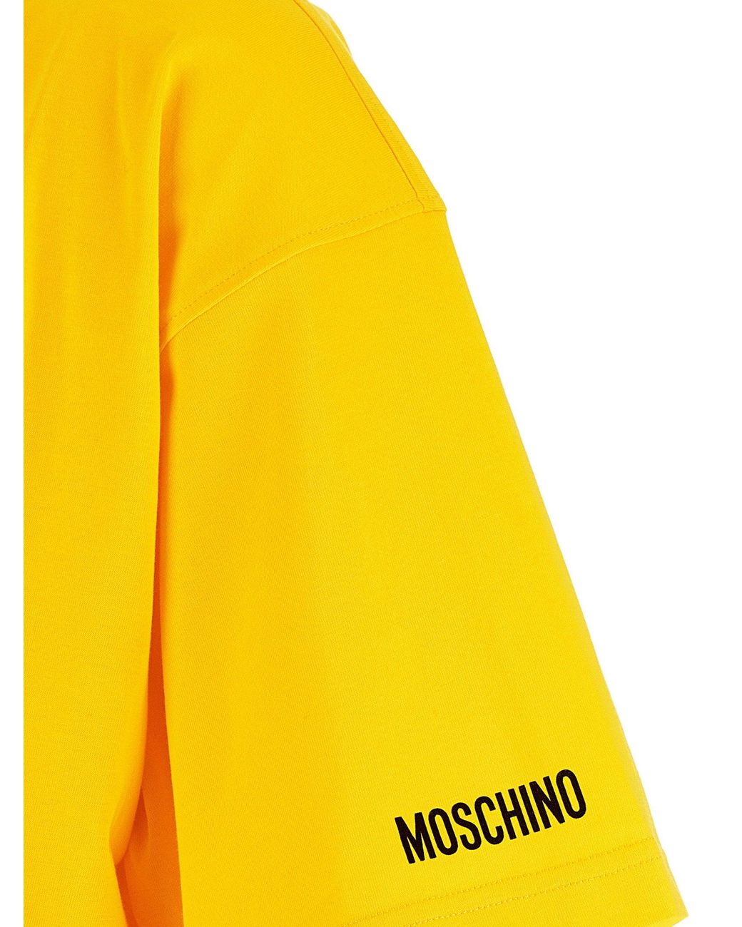 Moschino Yellow Smiley Logo-Print T-Shirt
