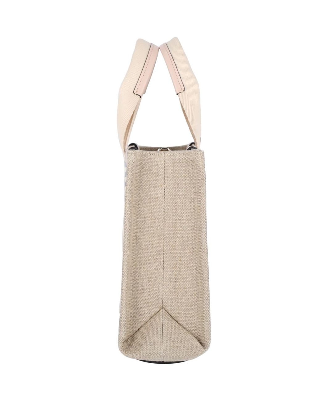 Chloé White 'Woody' Small Tote Bag