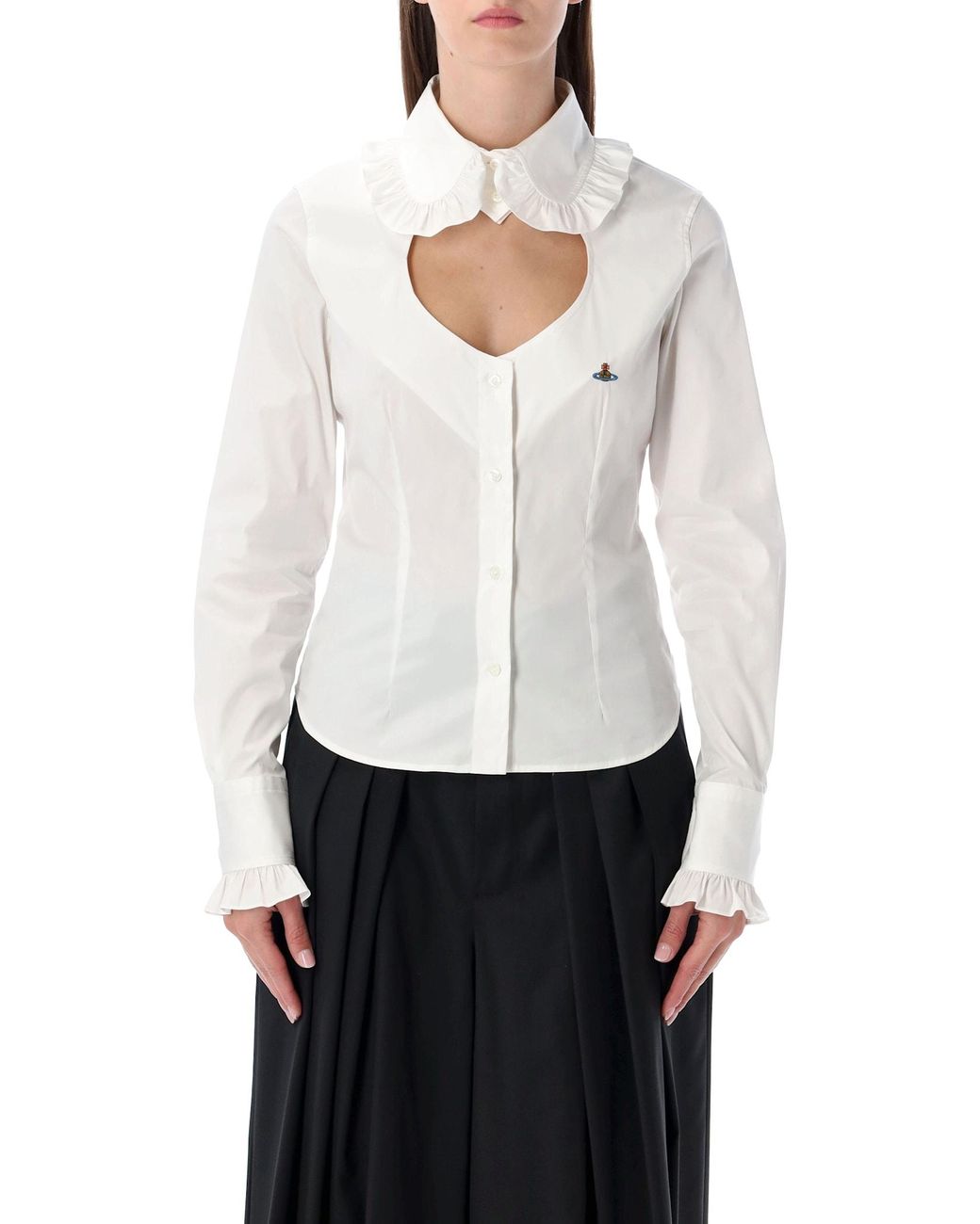 Vivienne Westwood Toulouse Frill Shirt in White | Lyst