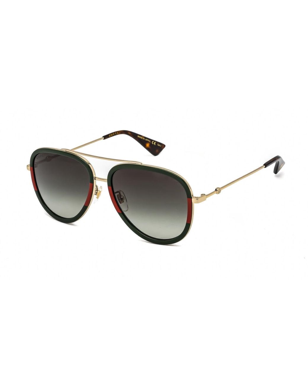 Gucci Black Gucci Gg0062S Aviator Sunglasses