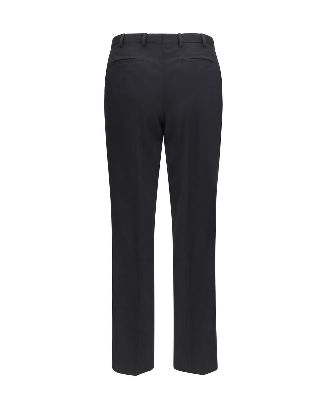 PT Torino Black Wool Trousers Samuel Fleece (Ovis Aries) for men