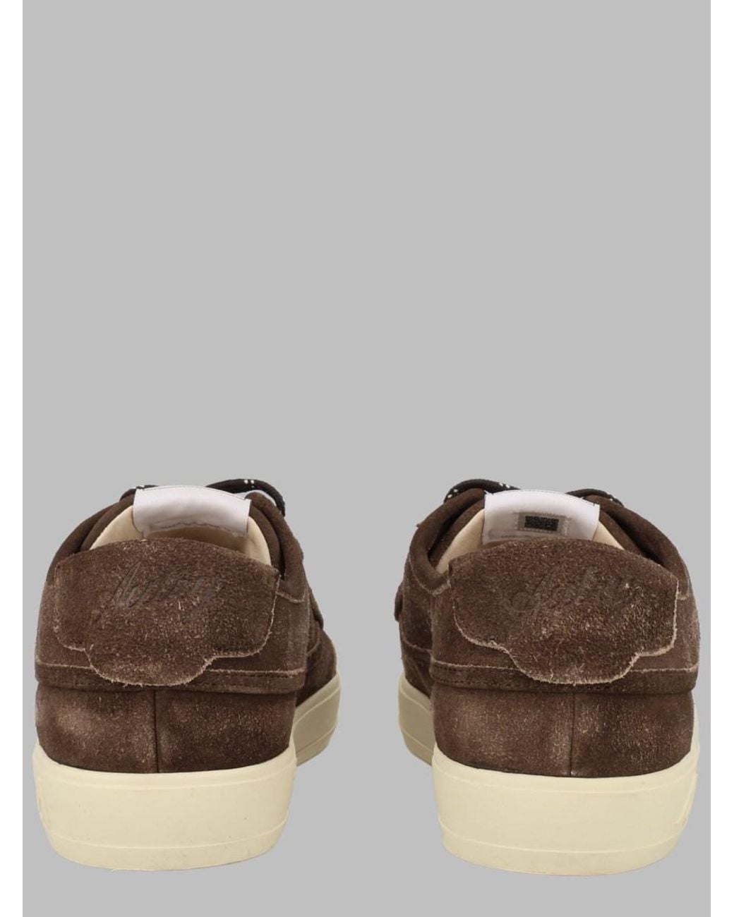 Autry Brown Sneakers Windscape Low Suede Cow Leather for men