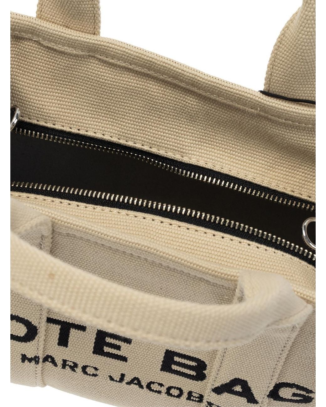 Marc Jacobs White The Jacquard Small Tote Bag