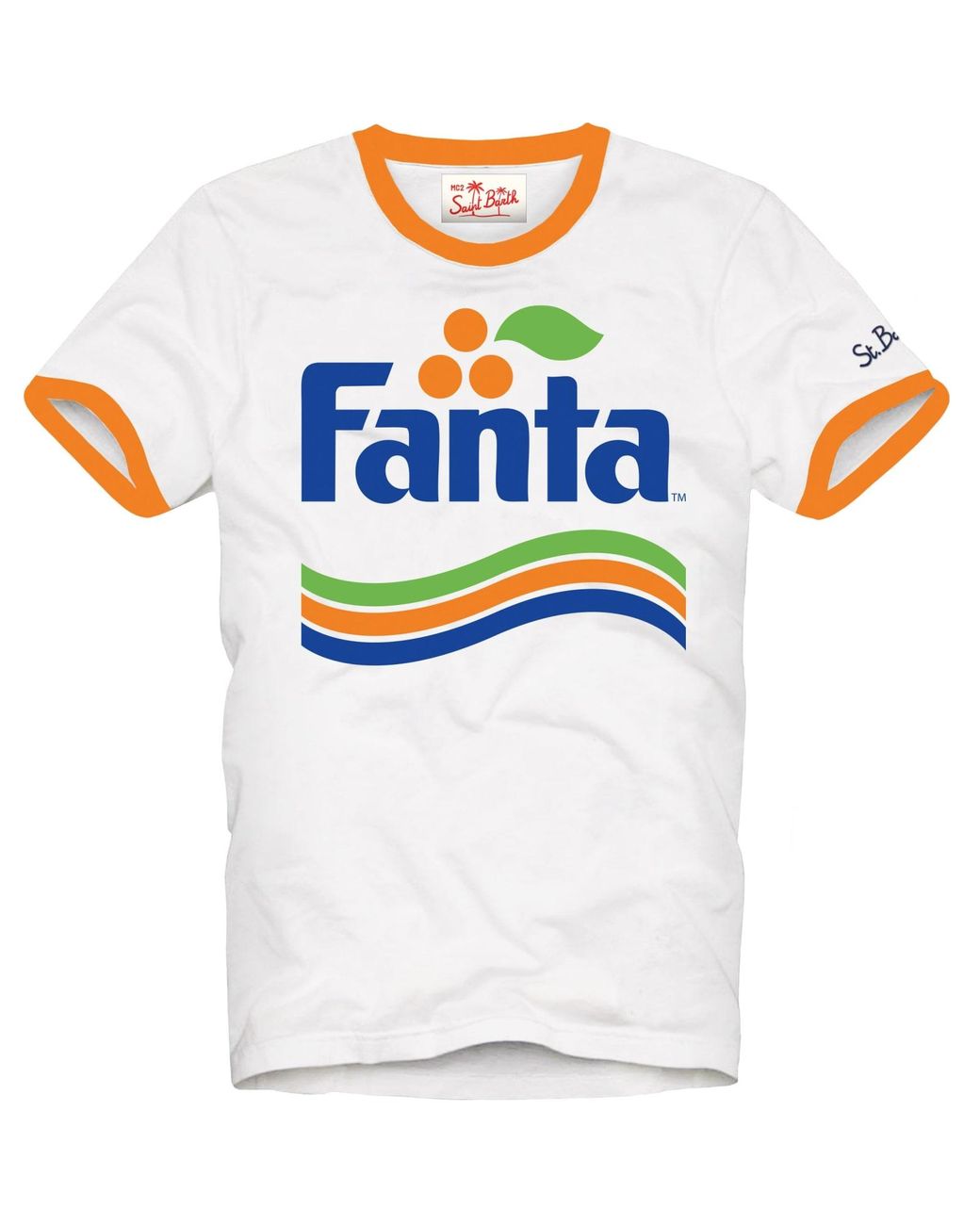 Mc2 Saint Barth Cotton T-shirt With Fanta Print Coca-cola® Special Edition  in White for Men | Lyst