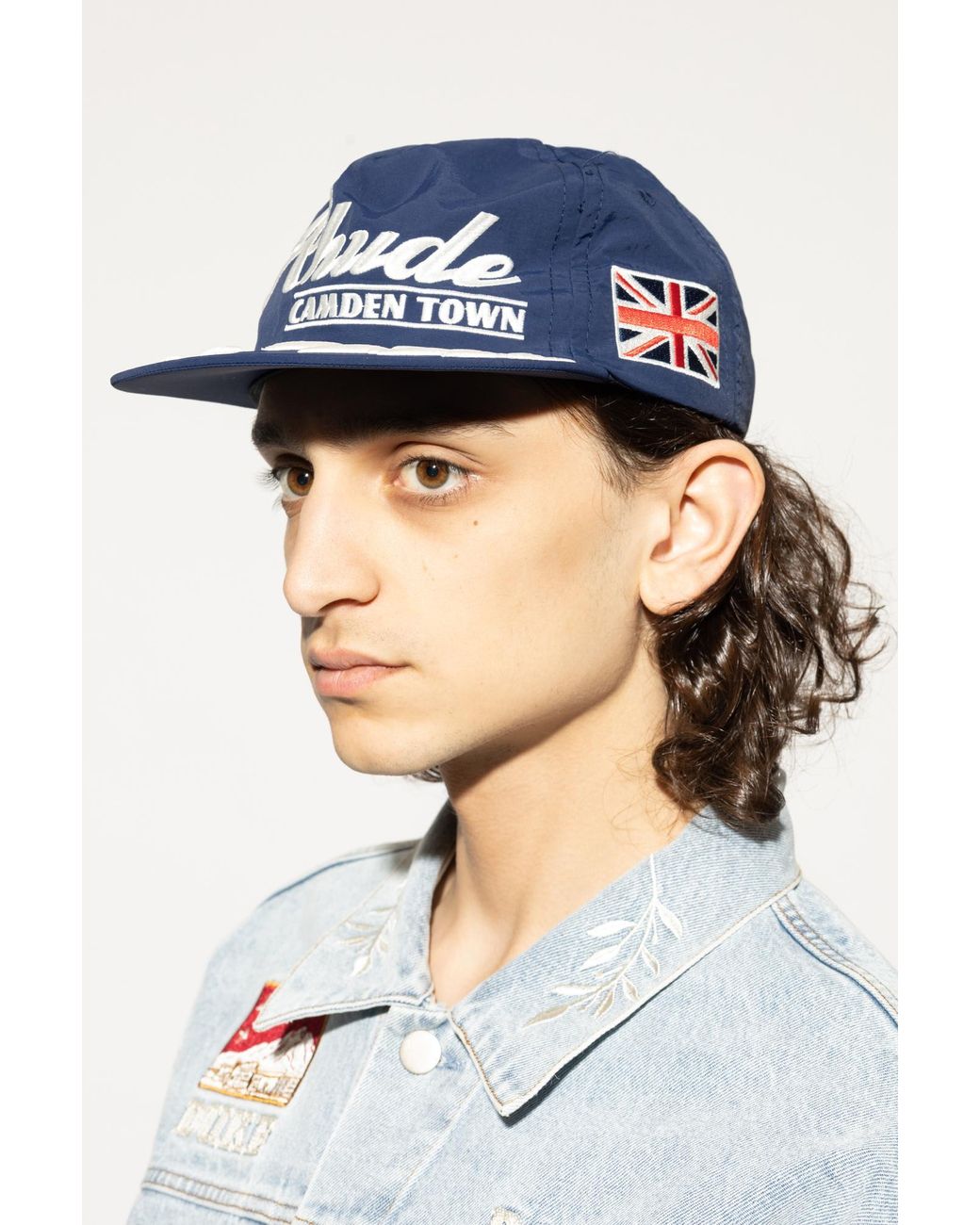 Rhude Blue Baseball Cap for men