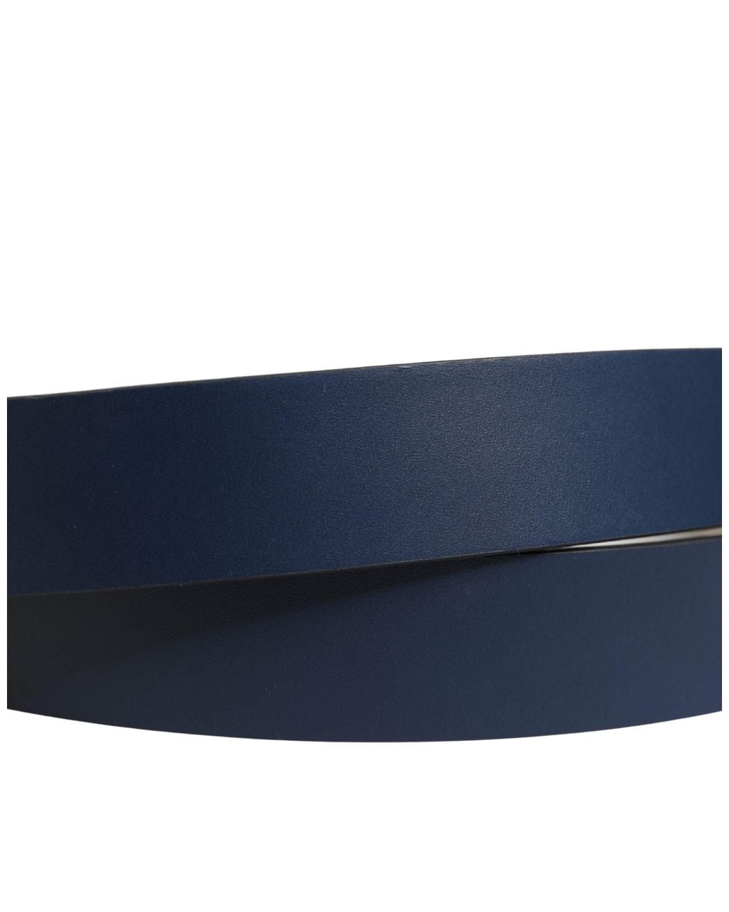 Dolce & Gabbana Blue Calf Leather Logo Metal Buckle Belt for men