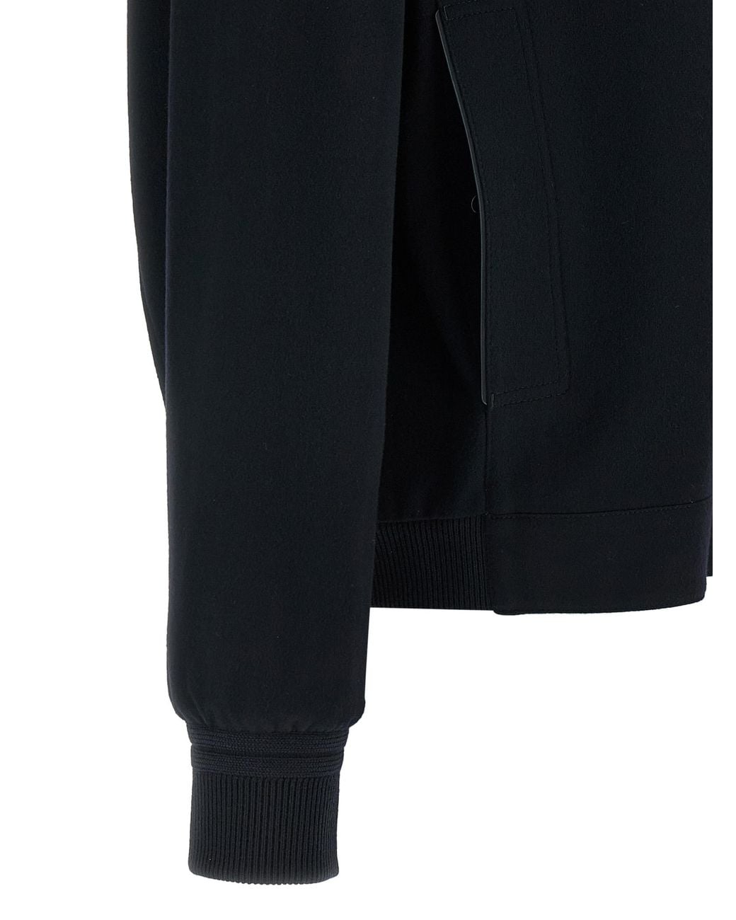 Zegna Blue Zegna Cashmere Bomber Jacket for men