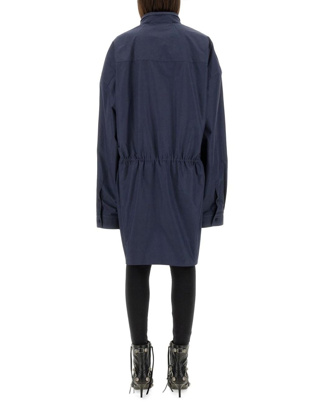 Balenciaga Blue Balenciaga Cotton Shirt-Style Dress