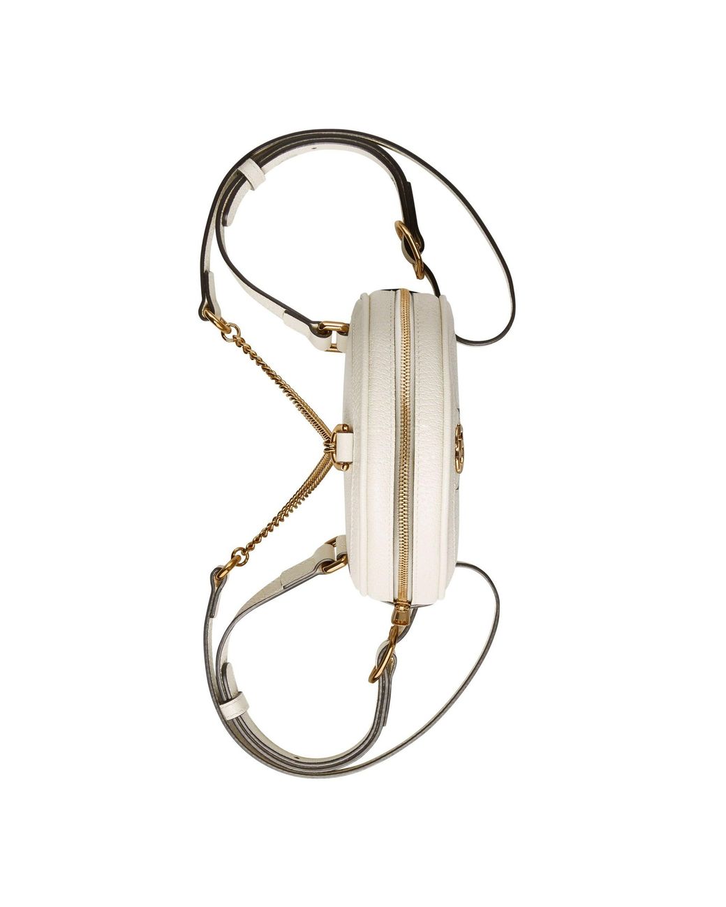 Gucci White Ophidia Mini Backpack