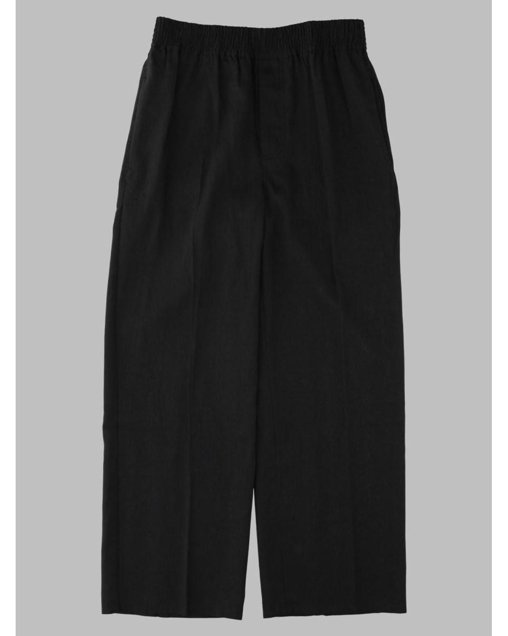 Jacquemus Black Miami Trousers Cotton for men