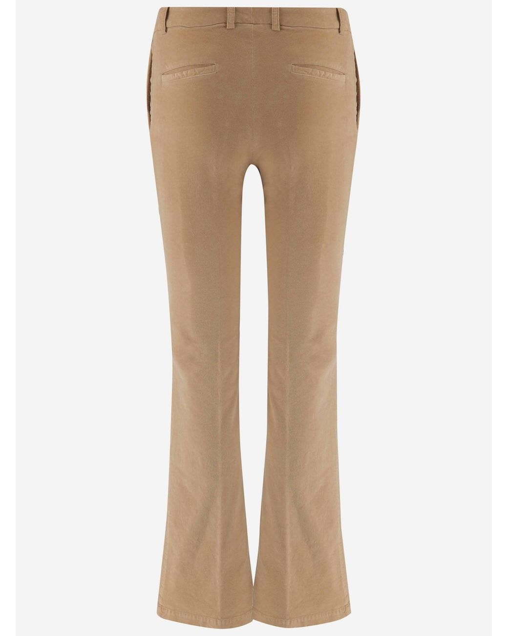 Ql2 Natural Stretch Cotton Corduroy Trousers