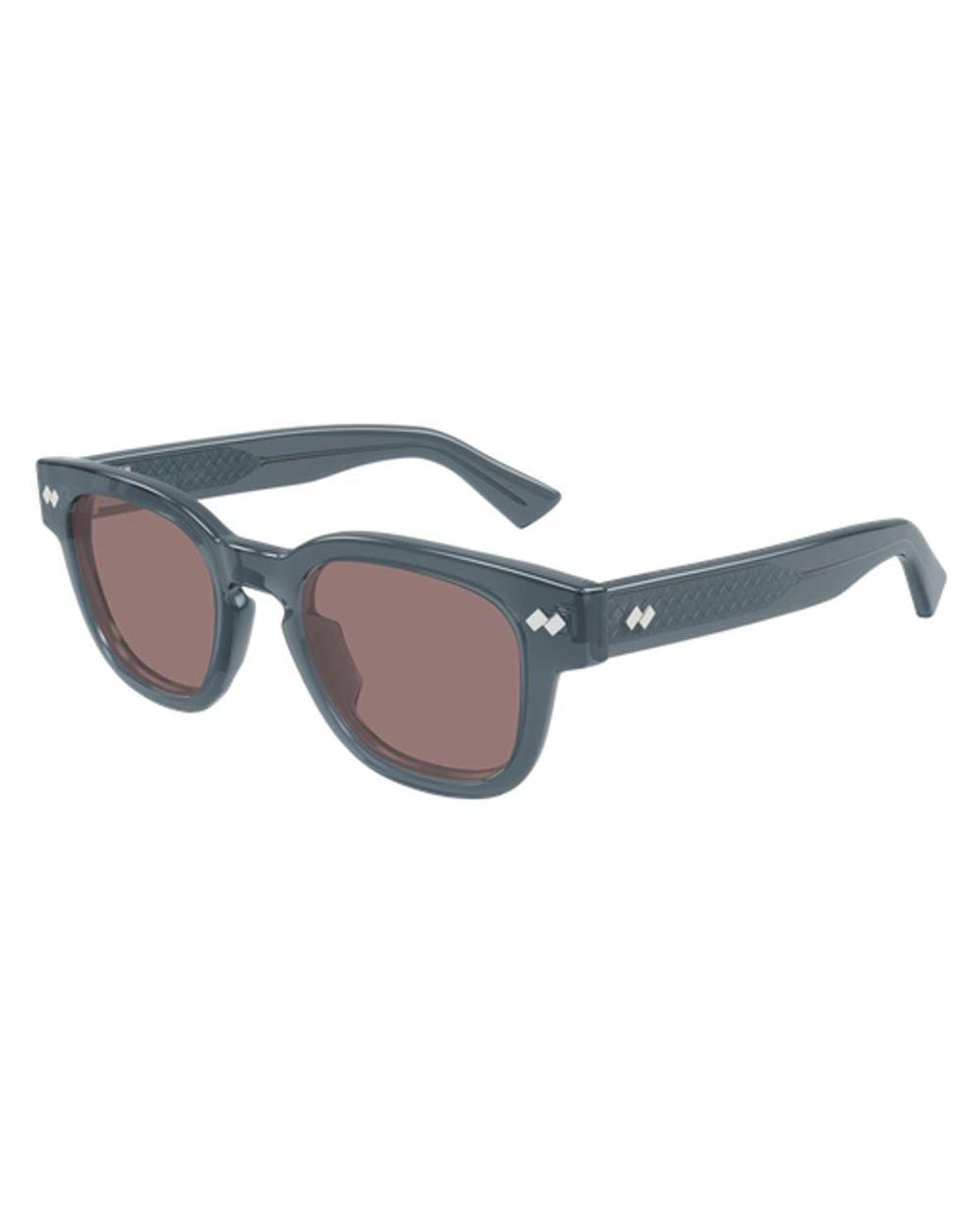 Bottega Veneta Gray Bottega Veneta Eyewear Bv1441S Square-Frame Sunglasses