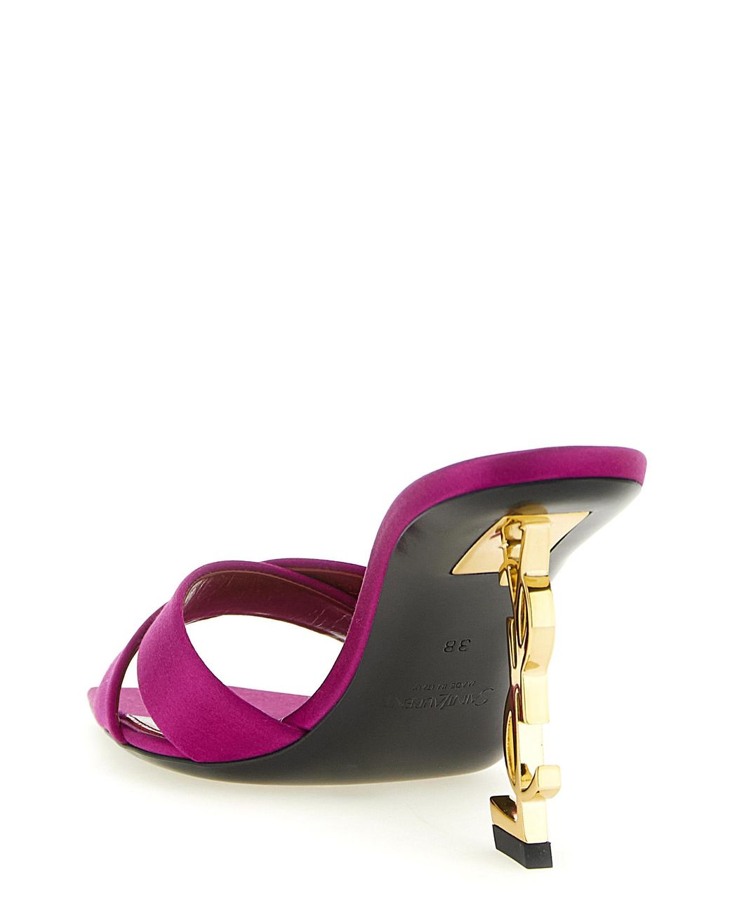 Saint Laurent Purple Solid Heels