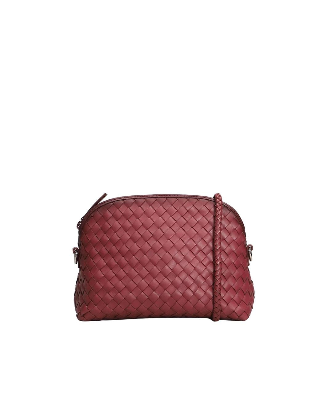 Dragon Diffusion Red Shoulder Bag Chunky Fellini Buff Calf Leather
