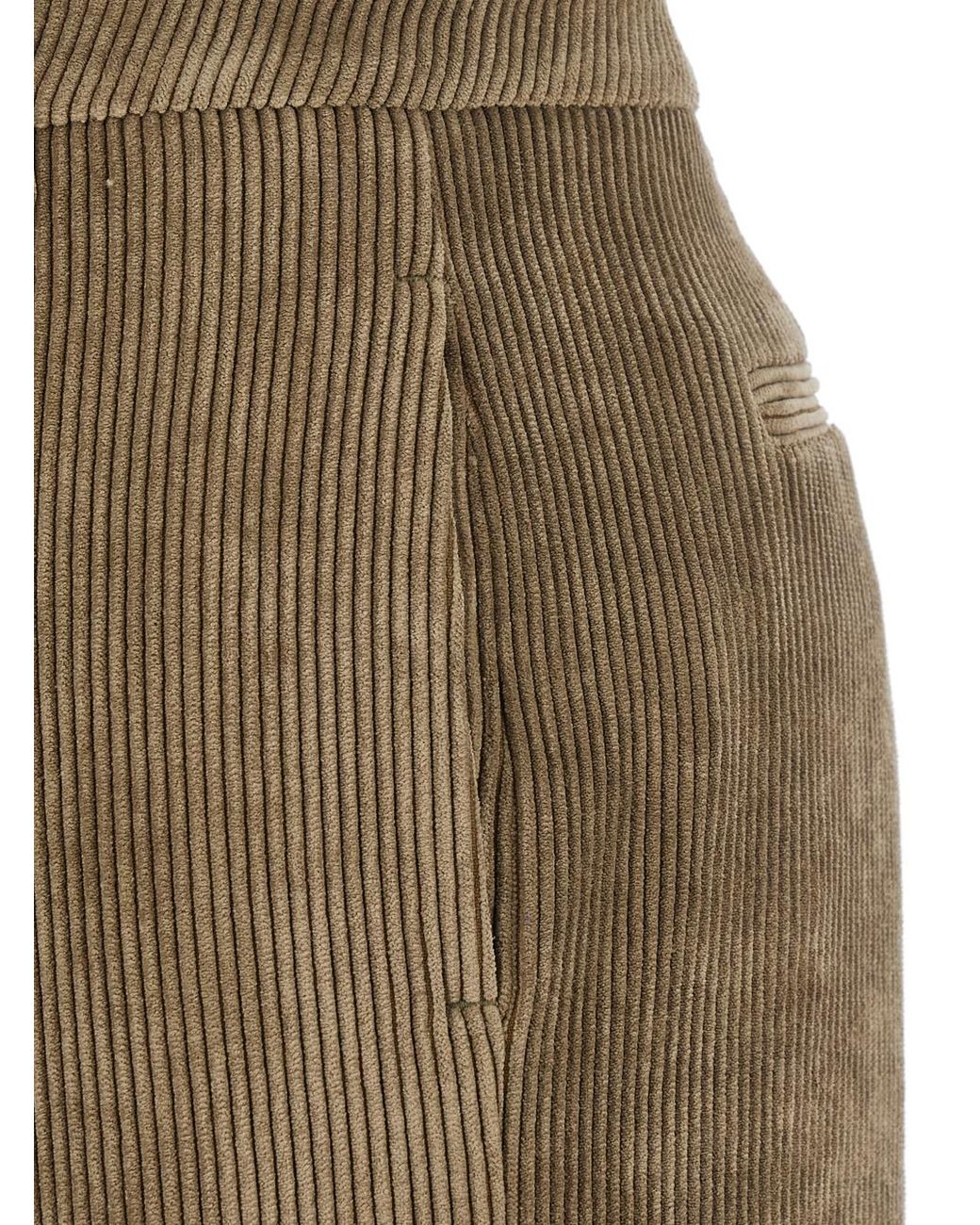 Le Plain Natural Pants With Belt Loops