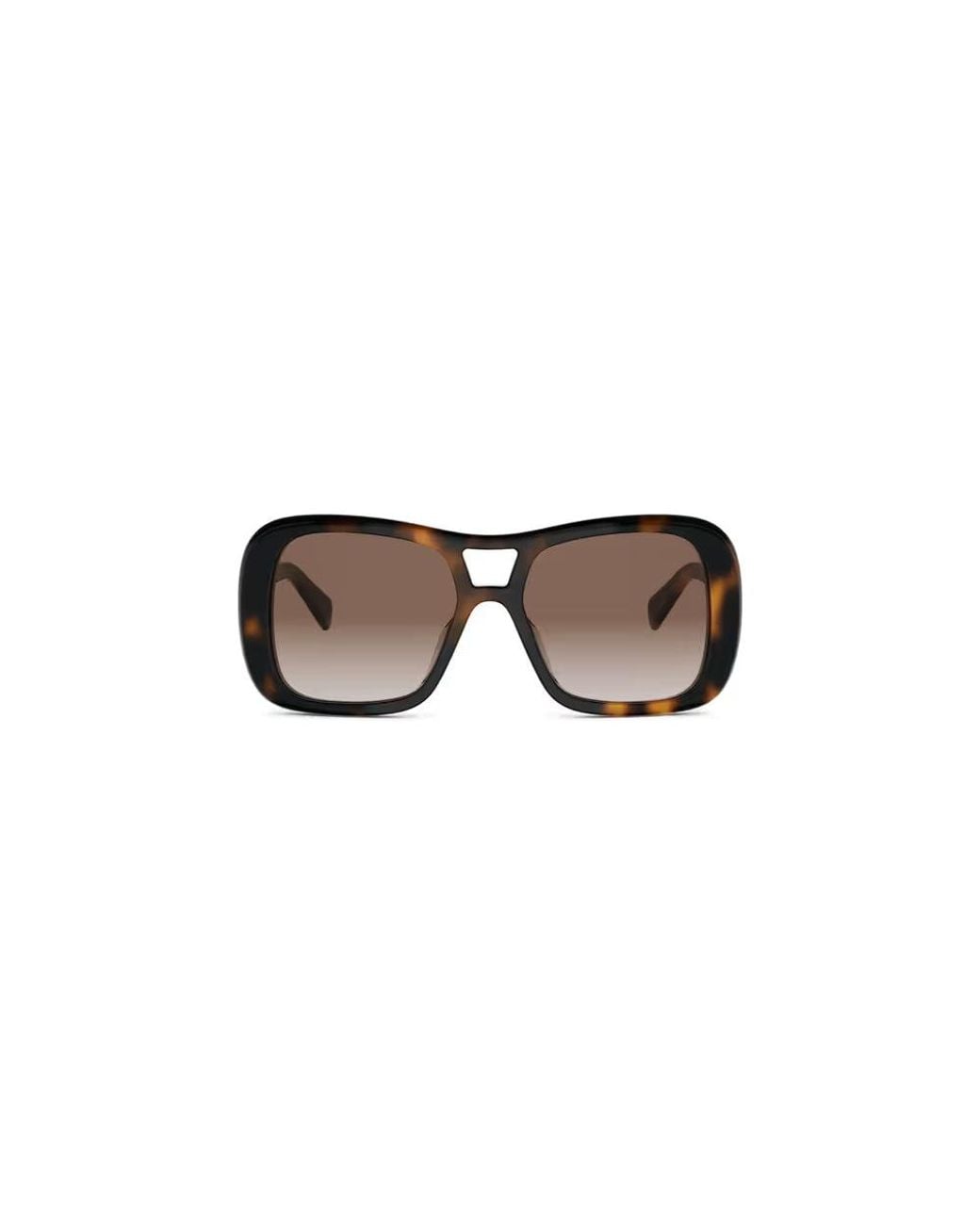 Céline Brown Celine Eyewear Cl40331U Oversized Acetate Sunglasses