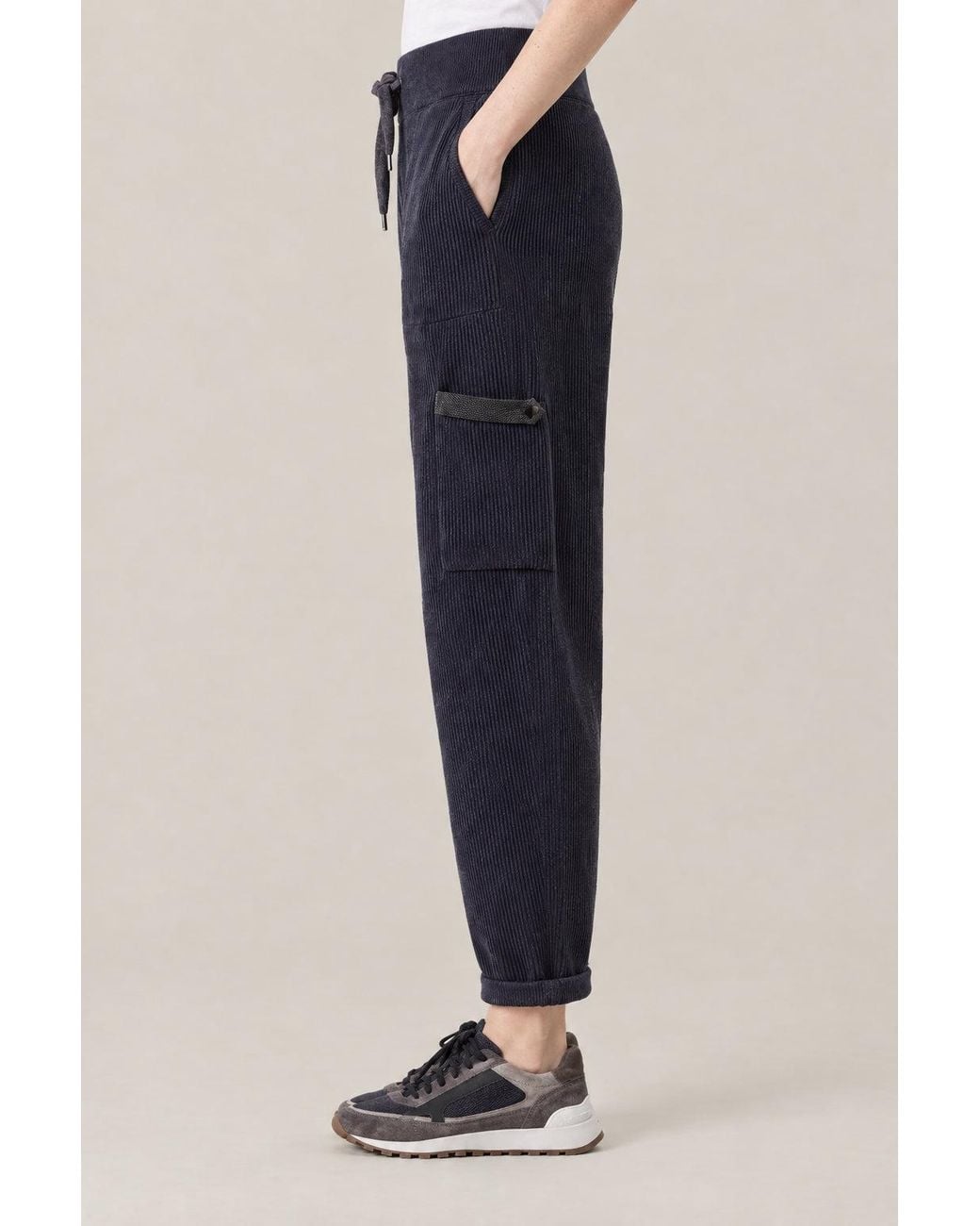 Brunello Cucinelli Blue Pants M19189579_C8901 Nwt