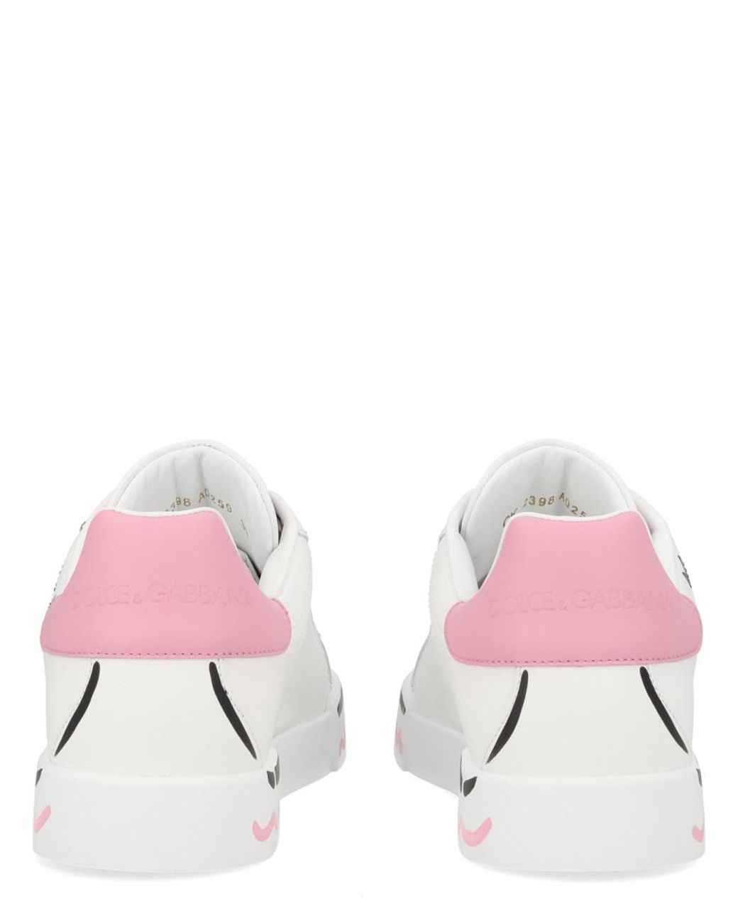 Dolce & Gabbana Pink Dolce & Gabbana Portofino Sneaker