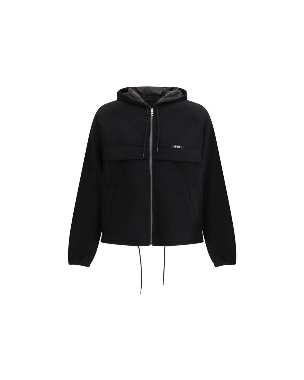 Prada Black Polyester Shell Jacket for men
