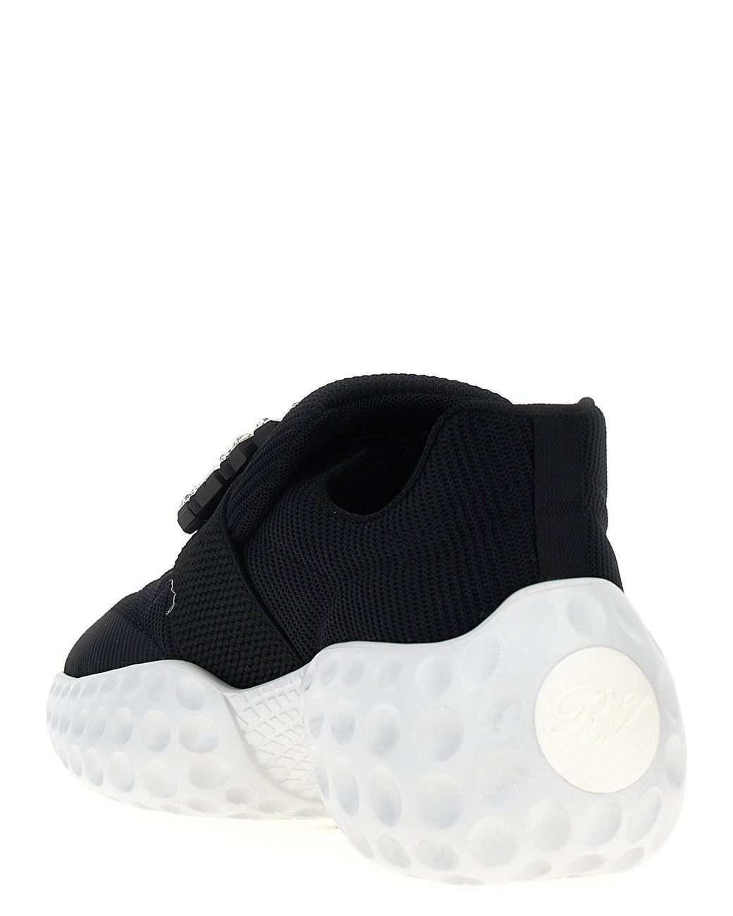 Roger Vivier Black Viv Run Light Sneaker
