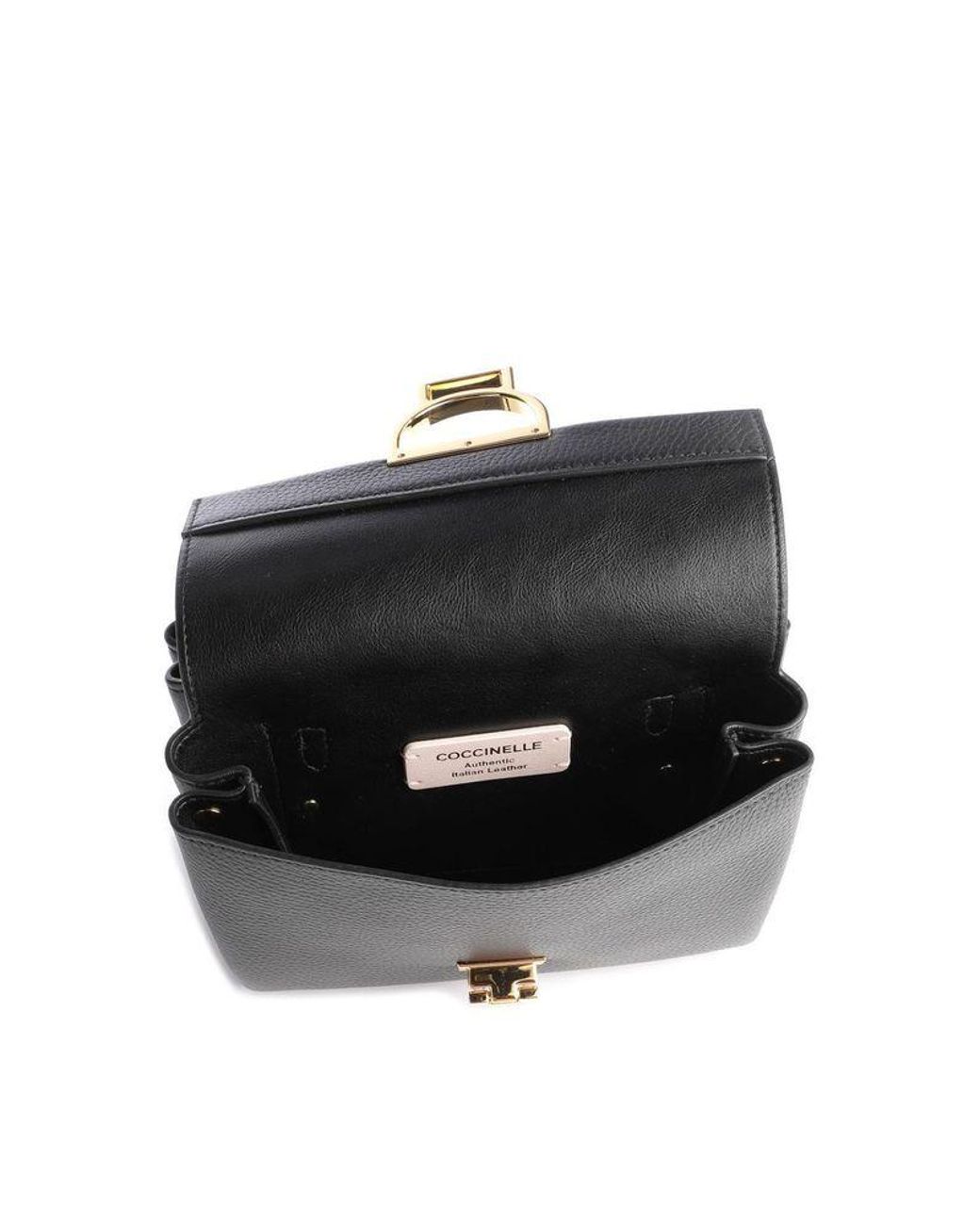 Coccinelle Black Crossbody Bag Cowhide