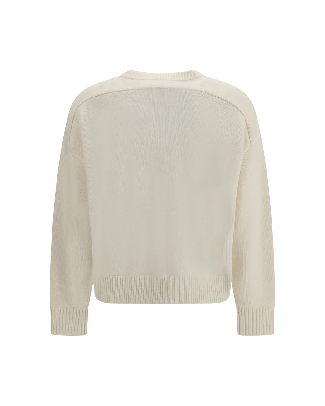Loulou de Saison White Breha Wool Cashmere Blend Sweater