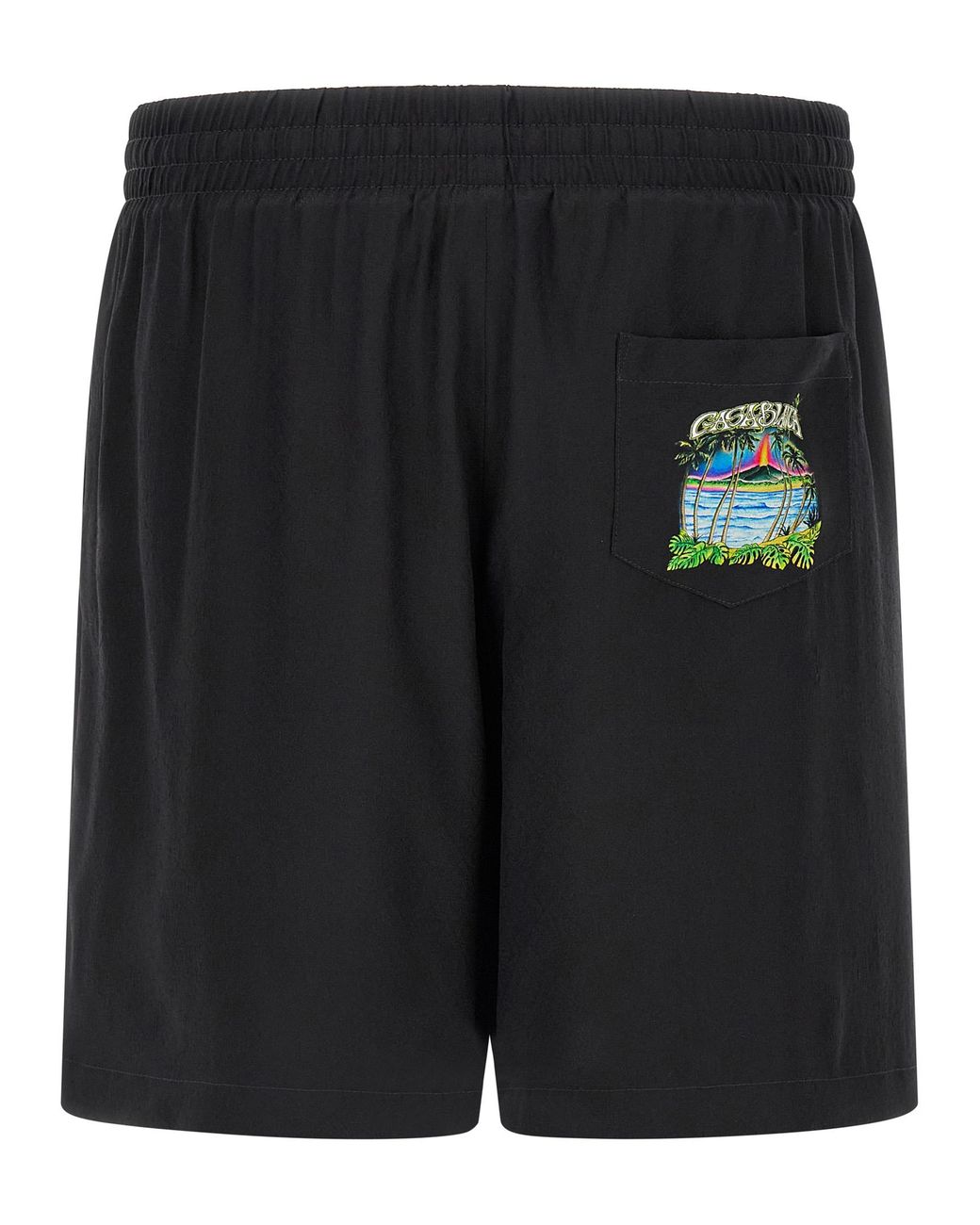 Casablanca Black 'Volcano' Bermuda Shorts for men