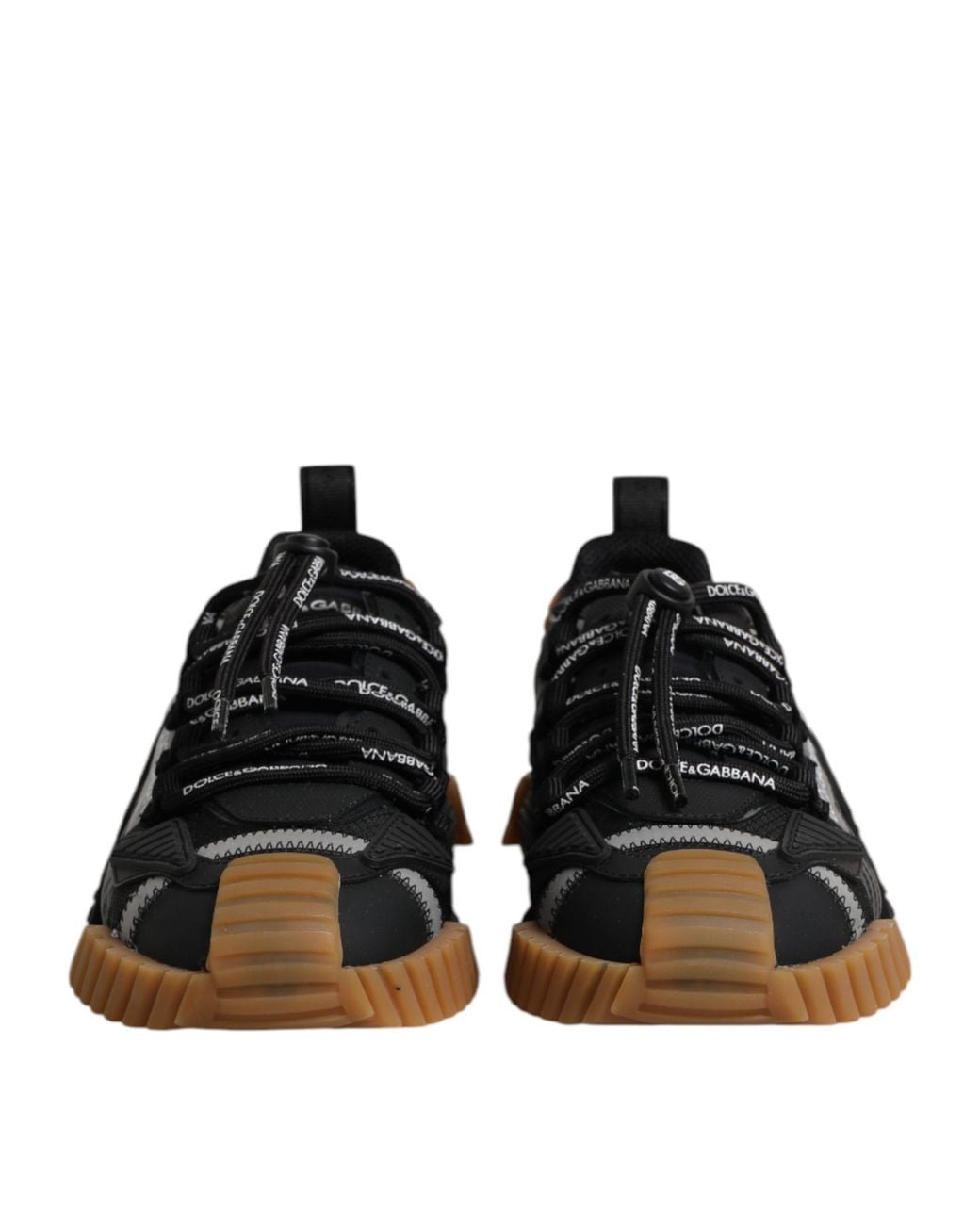 Dolce & Gabbana Black Logo Lace Up Low Top Ns1 Sneakers Shoes And for men