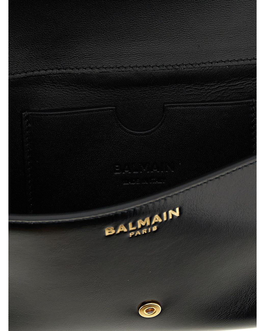Balmain Black 'Shuffle' Wallet Chain