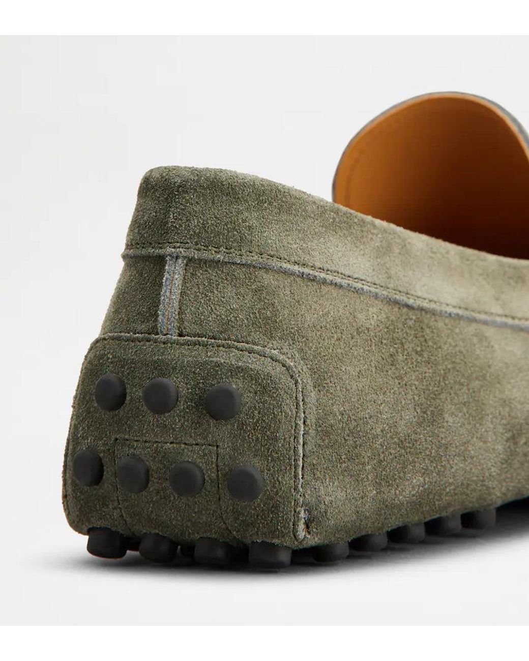 Tod's Green Tod's Suede Loafer — Sage for men
