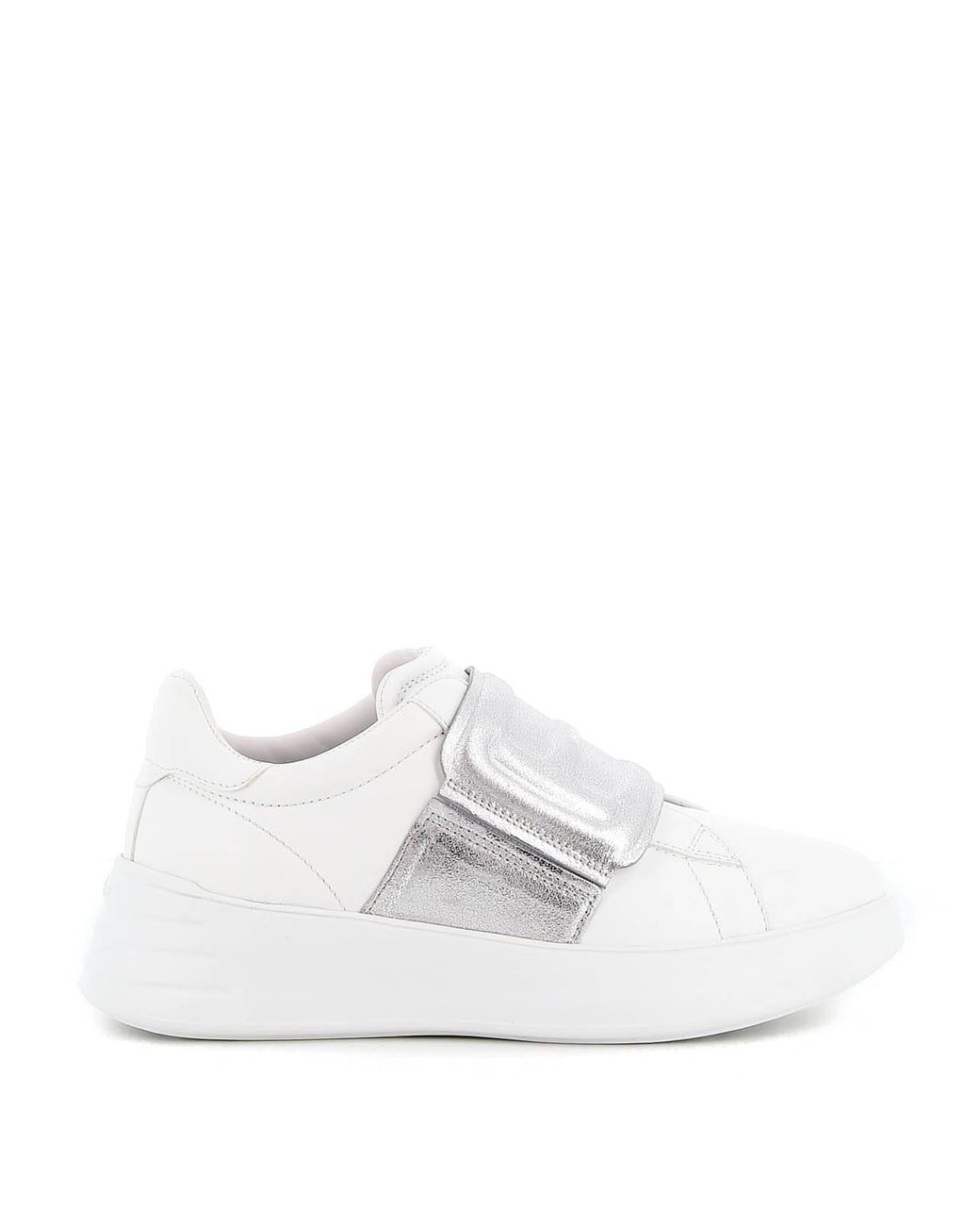 Hogan Sneakers Rebel Bianca E Argento Hxw5620ea40qyj0351 in White | Lyst
