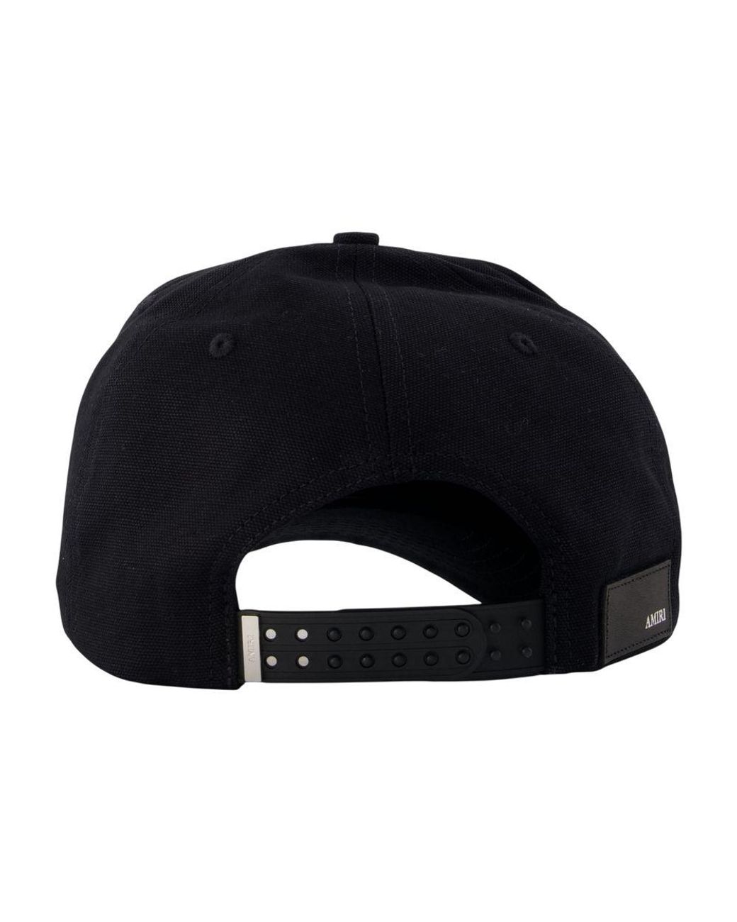 Amiri Black Hollywood Canvas Cap for men