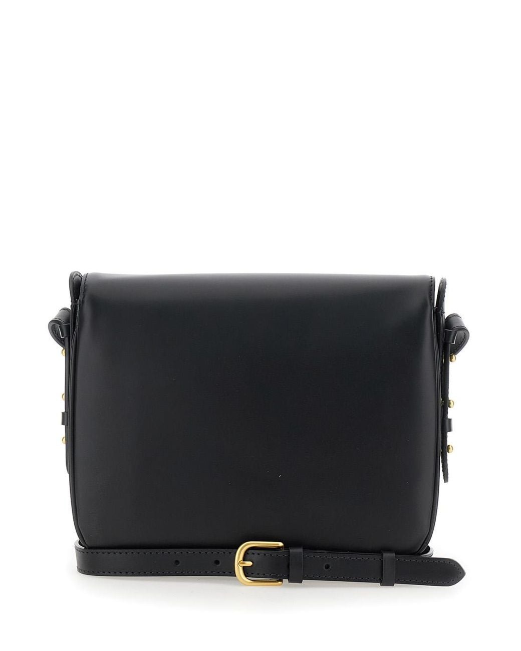 Soeur Black Crossbody Bag Bellissima Maxi Leather Shoulder